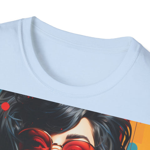 Vibrant Urban Elegance - Unisex Softstyle T-Shirt - Globera