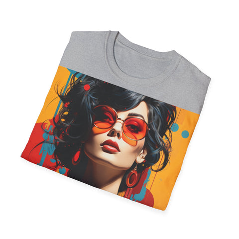 Vibrant Urban Elegance - Unisex Softstyle T-Shirt - Globera