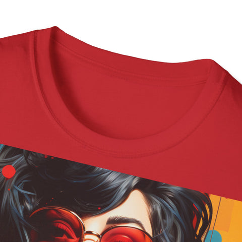 Vibrant Urban Elegance - Unisex Softstyle T-Shirt - Globera