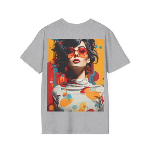 Vibrant Urban Elegance - Unisex Softstyle T-Shirt - Globera