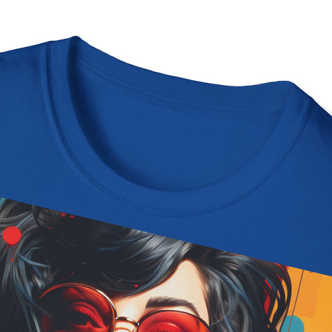 Vibrant Urban Elegance - Unisex Softstyle T-Shirt - Globera