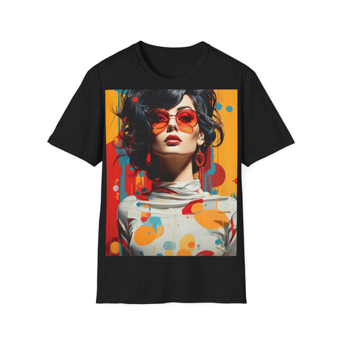 Vibrant Urban Elegance - Unisex Softstyle T-Shirt - Globera