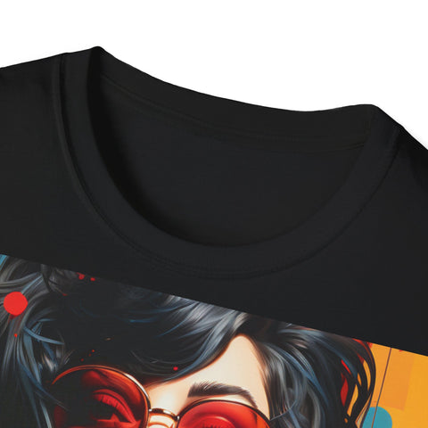 Vibrant Urban Elegance - Unisex Softstyle T-Shirt - Globera