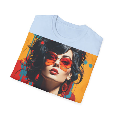 Vibrant Urban Elegance - Unisex Softstyle T-Shirt - Globera