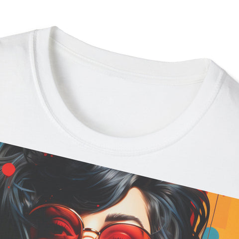 Vibrant Urban Elegance - Unisex Softstyle T-Shirt - Globera