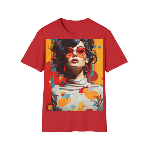 Vibrant Urban Elegance - Unisex Softstyle T-Shirt - Globera