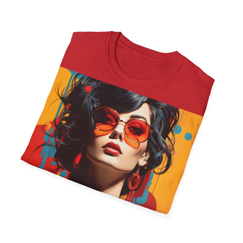 Vibrant Urban Elegance - Unisex Softstyle T-Shirt - Globera