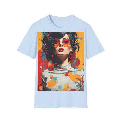 Vibrant Urban Elegance - Unisex Softstyle T-Shirt - Globera