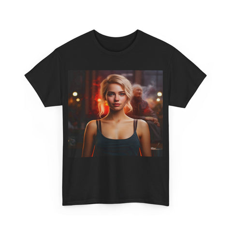 Introspective City Dusk - Unisex Heavy Cotton Tee