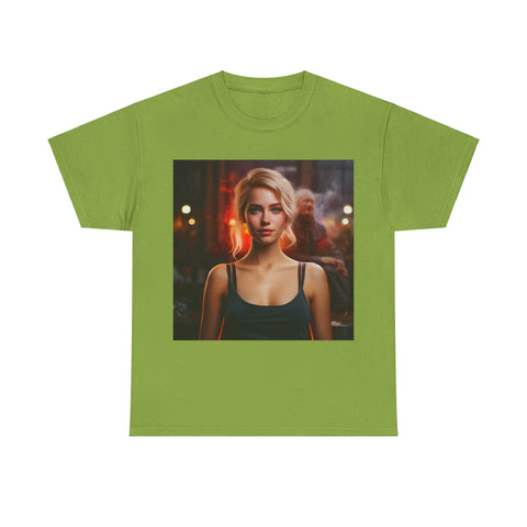 Introspective City Dusk - Unisex Heavy Cotton Tee