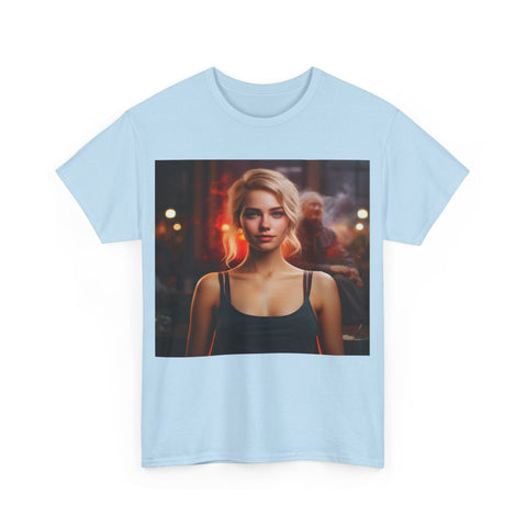 Introspective City Dusk - Unisex Heavy Cotton Tee