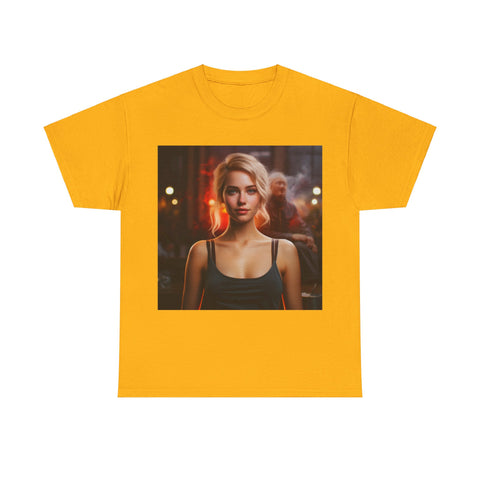 Introspective City Dusk - Unisex Heavy Cotton Tee