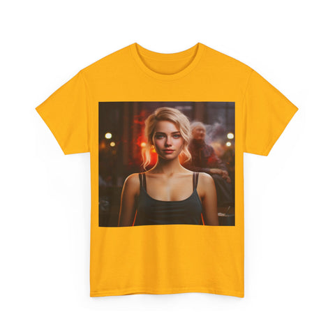 Introspective City Dusk - Unisex Heavy Cotton Tee