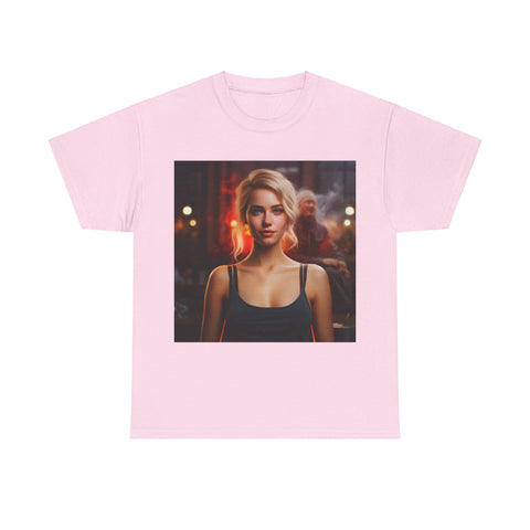 Introspective City Dusk - Unisex Heavy Cotton Tee