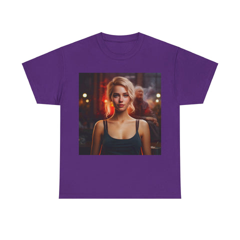 Introspective City Dusk - Unisex Heavy Cotton Tee