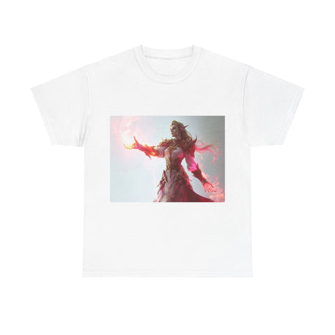 Crimson Elemental Majesty - Unisex Heavy Cotton Tee