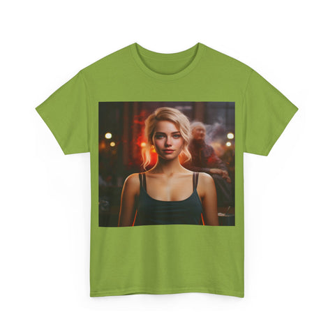 Introspective City Dusk - Unisex Heavy Cotton Tee