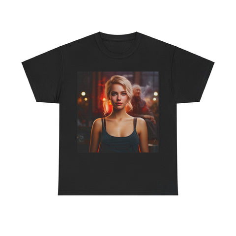 Introspective City Dusk - Unisex Heavy Cotton Tee