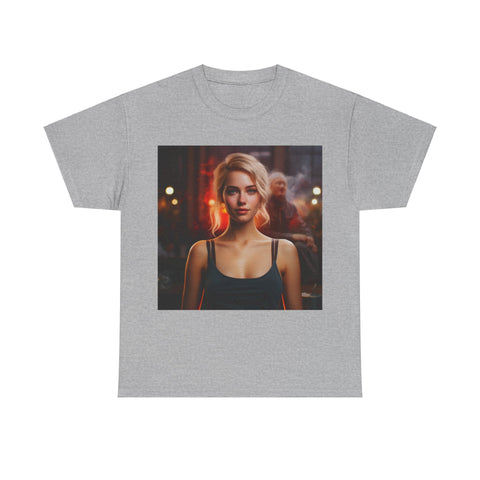 Introspective City Dusk - Unisex Heavy Cotton Tee