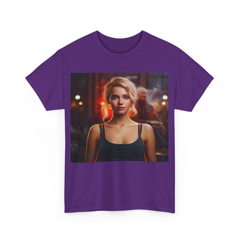 Introspective City Dusk - Unisex Heavy Cotton Tee