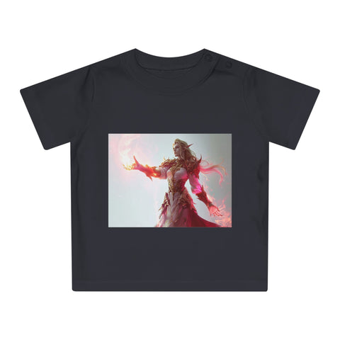 Crimson Elemental Majesty - Baby Organic T-Shirt - Globera