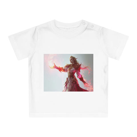 Crimson Elemental Majesty - Baby Organic T-Shirt - Globera