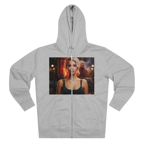 Introspective City Dusk - Men's Cultivator Zip Hoodie - Globera