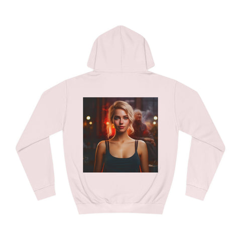 Introspective City Dusk - Unisex College Hoodie - Globera