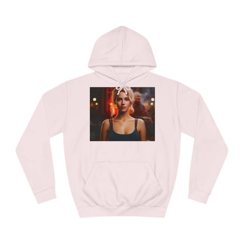 Introspective City Dusk - Unisex College Hoodie - Globera