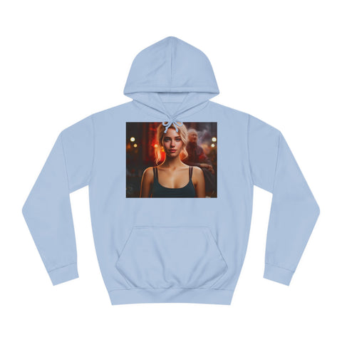 Introspective City Dusk - Unisex College Hoodie - Globera