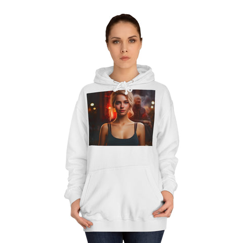 Introspective City Dusk - Unisex College Hoodie - Globera