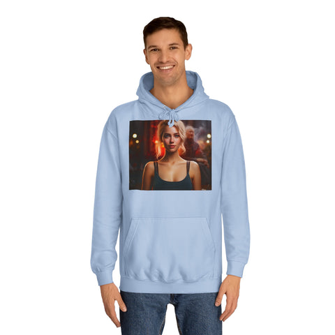Introspective City Dusk - Unisex College Hoodie - Globera