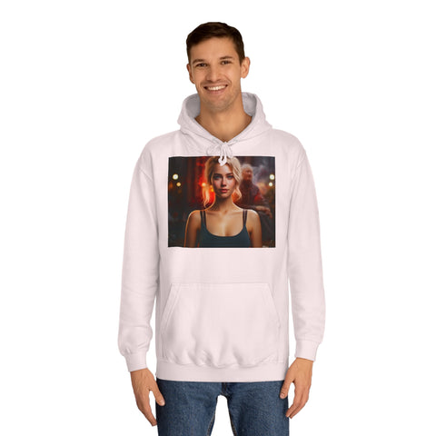 Introspective City Dusk - Unisex College Hoodie - Globera