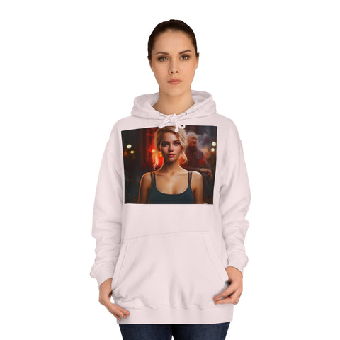 Introspective City Dusk - Unisex College Hoodie - Globera