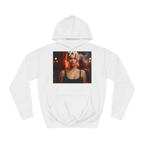 Introspective City Dusk - Unisex College Hoodie - Globera