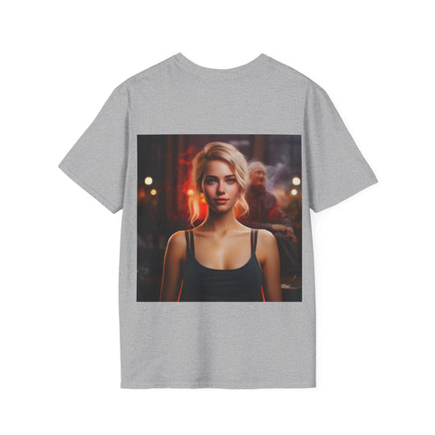 Introspective City Dusk - Unisex Softstyle T-Shirt - Globera