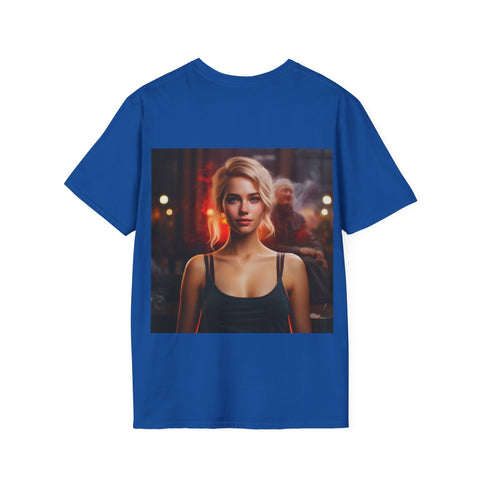 Introspective City Dusk - Unisex Softstyle T-Shirt - Globera