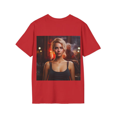 Introspective City Dusk - Unisex Softstyle T-Shirt - Globera