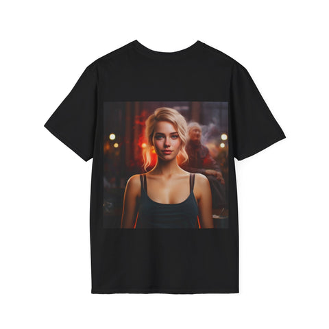 Introspective City Dusk - Unisex Softstyle T-Shirt - Globera