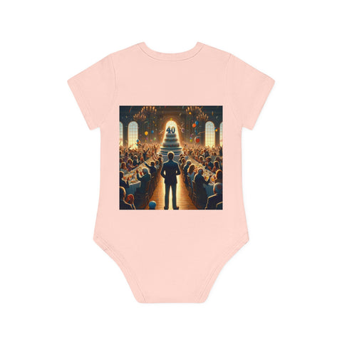 Solitary Celebration Observer - Baby Organic Short Sleeve Bodysuit - Globera