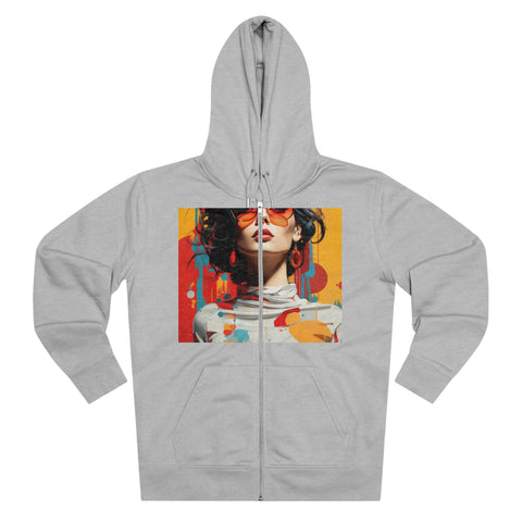 Vibrant Urban Elegance - Men's Cultivator Zip Hoodie - Globera